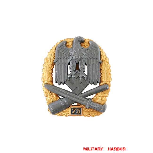 General Assault Badge 75 Engagements WW2 german medal,SS insignia,Imperial German badge,german badge,Assault Badge,german medals WWII,german insignia,WW2 german medals,WW2 medals,WW2 order,german order,German Combat and Service Awards
