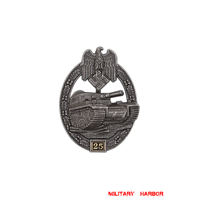 Panzer Assault Badge 25 Engagements (Antique Finish) WW2 german medal,SS insignia,Imperial German badge,german badge,Tank Destruction,german medals WWII,german insignia,WW2 german medals,WW2 medals,WW2 order,german order,German Combat and Service Awards