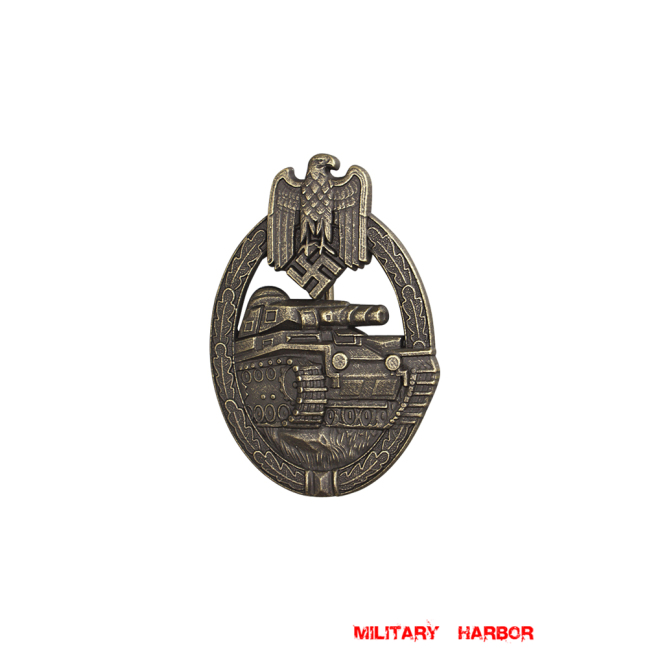 Panzer Assault Badge in Bronze (MM:AS) WW2 german medal,SS insignia,Imperial German badge,german badge,Tank Destruction,german medals WWII,german insignia,WW2 german medals,WW2 medals,WW2 order,german order,German Combat and Service Awards