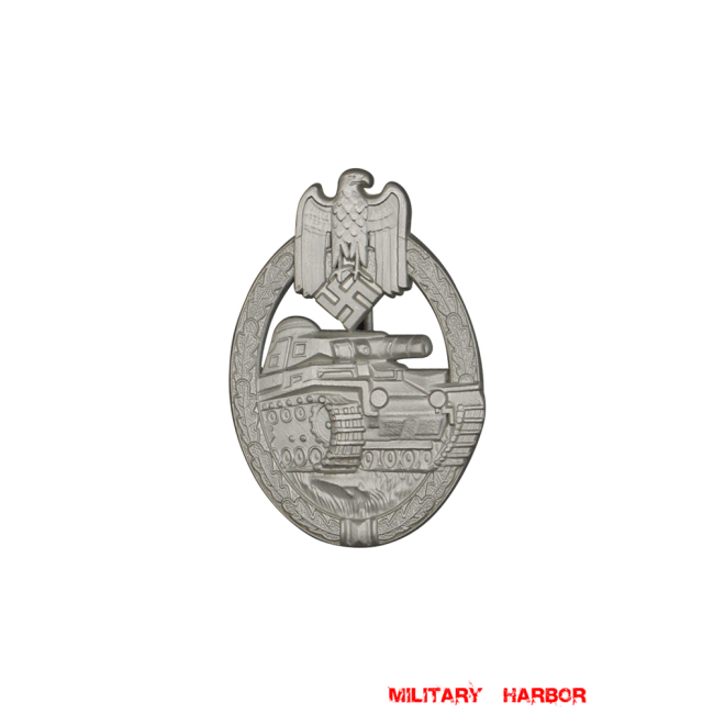 Panzer Assault Badge in Silver (MM:AS) WW2 german medal,SS insignia,Imperial German badge,german badge,Tank Destruction,german medals WWII,german insignia,WW2 german medals,WW2 medals,WW2 order,german order,German Combat and Service Awards
