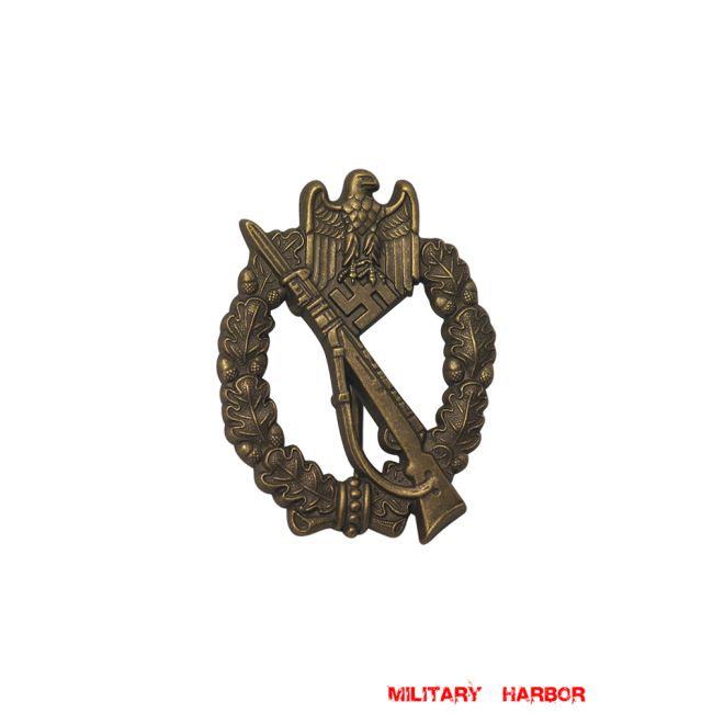 Infantry Assault Badge in Bronze (MM:RS) WW2 german medal,SS insignia,Imperial German badge,german badge,Tank Destruction,german medals WWII,german insignia,WW2 german medals,WW2 medals,WW2 order,german order,German Combat and Service Awards