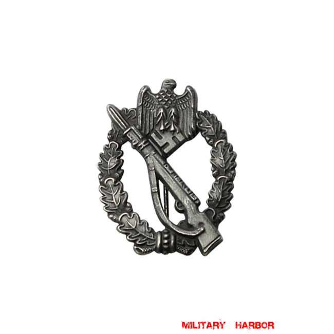 Infantry Assault Badge in Silver (Antique Finish) WW2 german medal,SS insignia,Imperial German badge,german badge,Tank Destruction,german medals WWII,german insignia,WW2 german medals,WW2 medals,WW2 order,german order,German Combat and Service Awards
