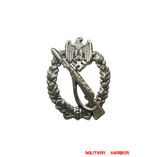 Infantry Assault Badge in Bronze (Brass) WW2 german medal,SS insignia,Imperial German badge,german badge,Tank Destruction,german medals WWII,german insignia,WW2 german medals,WW2 medals,WW2 order,german order,German Combat and Service Awards
