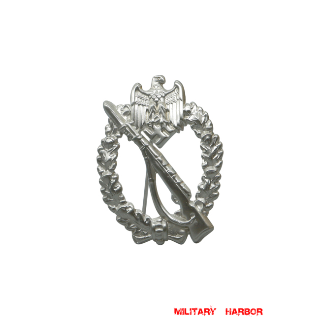 Infantry Assault Badge in Silver (Nickel Silver) WW2 german medal,SS insignia,Imperial German badge,german badge,Tank Destruction,german medals WWII,german insignia,WW2 german medals,WW2 medals,WW2 order,german order,German Combat and Service Awards