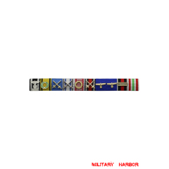 WWII German Field Marshal Erwin Johannes Eugen Rommel's Ribbon bar WW2 german medal,SS insignia,wehrmacht badge,ribbon bar,german ribbon,german medals WWII,german insignia,WW2 german medals,WW2 medals,german ribbon bar,WW2 order,german order,Ribbon bar set