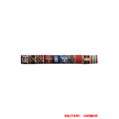WWII German SS General Karl Friedrich Otto Wolff's Ribbon Bar(Late Version) WW2 german medal,SS insignia,wehrmacht badge,ribbon bar,german ribbon,german medals WWII,german insignia,WW2 german medals,WW2 medals,german ribbon bar,WW2 order,german order,Ribbon bar set