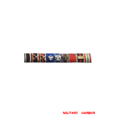 WWII German SS-Oberst-Gruppenführer Kurt Daluege's Ribbon bar WW2 german medal,SS insignia,wehrmacht badge,ribbon bar,german ribbon,german medals WWII,german insignia,WW2 german medals,WW2 medals,german ribbon bar,WW2 order,german order,Ribbon bar set
