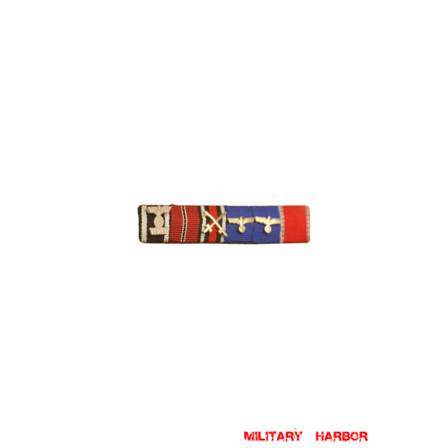 WWII German Ribbon Bar#19 WW2 german medal,SS insignia,wehrmacht badge,ribbon bar,german ribbon,german medals WWII,german insignia,WW2 german medals,WW2 medals,german ribbon bar,WW2 order,german order,Ribbon bar set