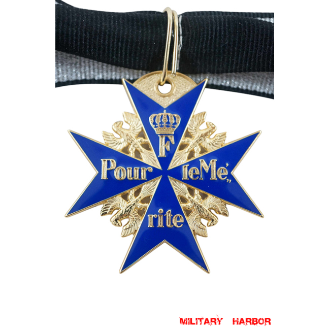 WWI Blue Max (Pour Le Merite) WW1 german medal,SS insignia,Imperial German badge,german badge,Blue Max,german medals WWII,german insignia,WW2 german medals,WW2 medals,WW2 order,german order,German Blue Max