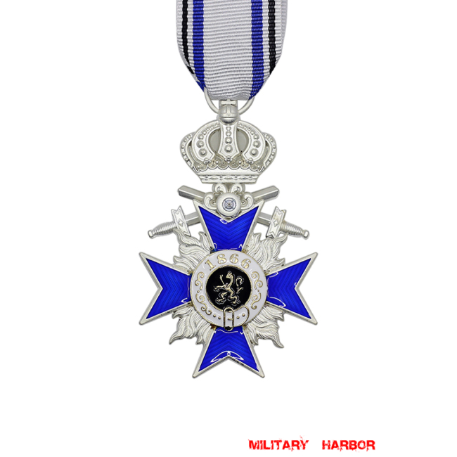 Bavarian Merit Cross 4th Class with Crown and Swords WW2 german badge,SS insignia,Imperial German badge,german badge,Merit Cross,german medals WWII,german insignia,WW2 german medals,WW2 medals,WW2 order,german order,German Political and Party Awards,german medals,ww2 insignia,german badges