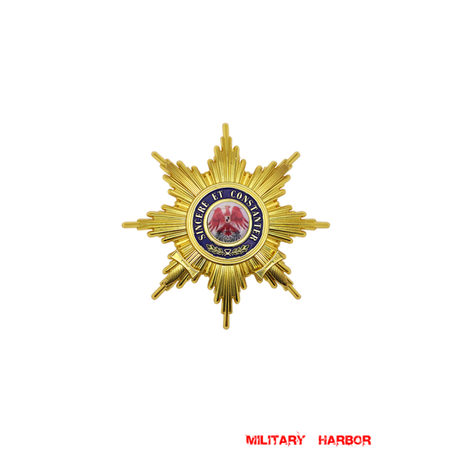 Grand Cross of the Order of the Red Eagle with Swords Breast Star WW2 german badge,SS insignia,Imperial German badge,german badge,Merit Cross,german medals WWII,german insignia,WW2 german medals,WW2 medals,WW2 order,german order,German Political and Party Awards,german medals,ww2 insignia,german badges