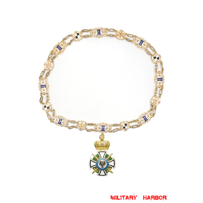 House Order of Hohenzollern with Swords Collar WW2 german badge,SS insignia,Imperial German badge,german badge,Merit Cross,german medals WWII,german insignia,WW2 german medals,WW2 medals,WW2 order,german order,German Political and Party Awards,german medals,ww2 insignia,german badges