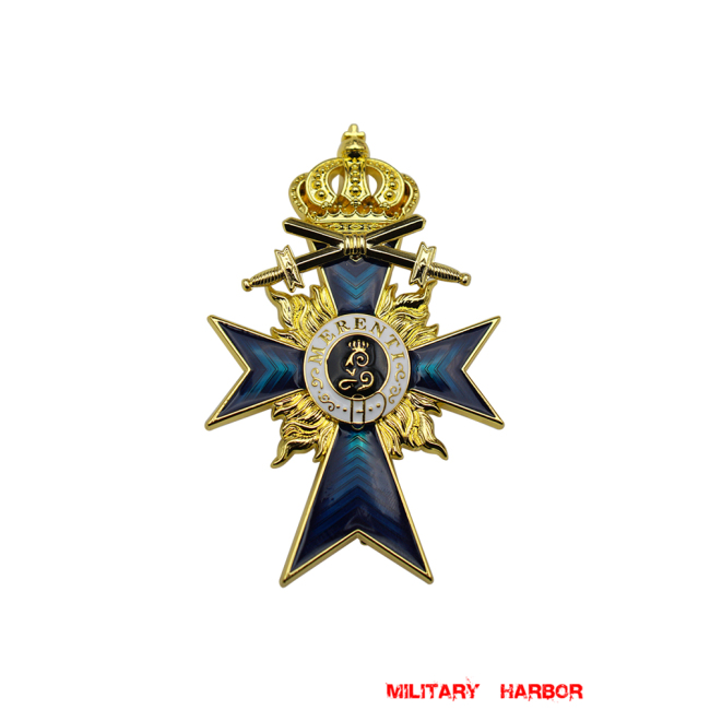 Bavarian Merit Cross with Swords Officer Grade WW2 german badge,SS insignia,Imperial German badge,german badge,Merit Cross,german medals WWII,german insignia,WW2 german medals,WW2 medals,WW2 order,german order,German Political and Party Awards,german medals,ww2 insignia,german badges