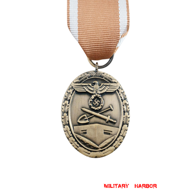 West Wall Medal WW2 german medal,SS insignia,wehrmacht badge,german badge,West wall medal,german medals WWII,german insignia,WW2 german medals,WW2 medals,WW2 order,german order,German War Honor and Merit Cross