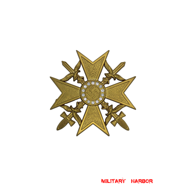Spanish Cross with Swords and Diamonds WW2 german medal,SS insignia,wehrmacht badge,iron cross,german clasp,german medals WWII,german insignia,WW2 german medals,WW2 medals,WW2 order,german order,German Iron Cross,Spanish Cross,Luftwaffe medal,Luftwaffe badge,SS SS badge,Kriegsmarine badge, Kriegsmarine medal,WW2 badge,WW2 medal