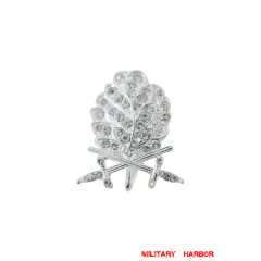 German Sliver oak leaves with swords and diamonds of Knight's Cross WW2 german medal,SS insignia,wehrmacht badge,iron cross,Oak Leaves,german medals WWII,german insignia,WW2 german medals,WW2 medals,WW2 order,german order,German Iron Cross