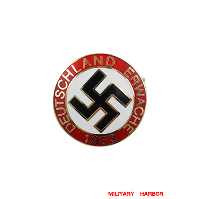 Deutschland Erwache 1933 Party Badge WW2 german medal,SS insignia,Imperial German badge,german badge,Deutschland and Erwache badge,german medals WWII,german insignia,WW2 german medals,WW2 medals,WW2 order,german order,German Political and Party Awards