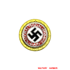 Golden Party Badge WW2 german medal,SS insignia,Imperial German badge,german badge,NSDAP party badge,german medals WWII,german insignia,WW2 german medals,WW2 medals,WW2 order,german order,German Political and Party Awards