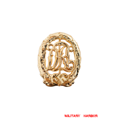 DRL Sports Badge in Gold WW2 german medal,SS insignia,Imperial German badge,german badge,DRL Sports,german medals WWII,german insignia,WW2 german medals,WW2 medals,WW2 order,german order,German Sport Honor