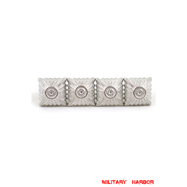 WWII German Rank Pips Cypher Silver 15mm For Shoulder Boards 4pcs German Metal Cyphers,WW2 german,SS,waffen SS,wehrmacht,german Rank Pips,german badge WWII,militaria german,WWII german,wehrmacht badge,Luftwaffe badge,SS badge,german sleeve eagle,german eagle badge,ss eagle,wehrmacht badge,WWII military surplus,WWII german insignia,shoulderboards insignia,shoulderboards cyphers,shoulderboards pin,shoulderboards badge
