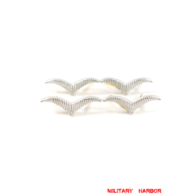 WWII German Luftwaffe Rank Pips Cypher Silver For Collar Tabs 4pcs German Metal Cyphers,WW2 german,Luftwaffe,waffen SS,wehrmacht,Rank Pips,german badge WWII,militaria german,WWII german,wehrmacht badge,Luftwaffe badge,SS badge,german sleeve eagle,german eagle badge,ss eagle,wehrmacht badge,WWII military surplus,WWII german insignia,shoulderboards insignia,shoulderboards cyphers,shoulderboards pin,shoulderboards badge