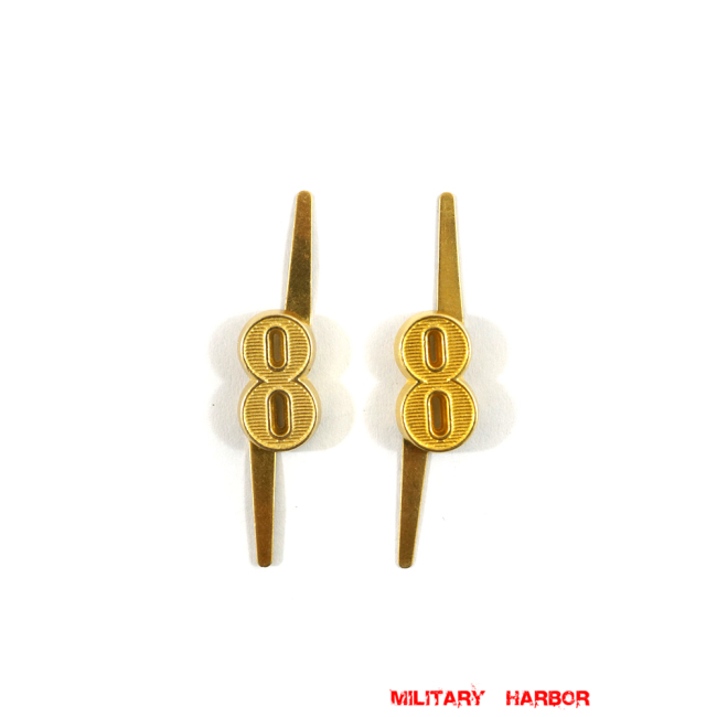 WWII German Officer General Shoulder Boards Cyphers Gold 18mm 8 2pcs German Metal Cyphers,WW2 german,waffen SS,wehrmacht,Shoulder Boards,german cyphers,german badge WWII,militaria german,WWII german,wehrmacht badge,Luftwaffe badge,SS badge,german sleeve eagle,german eagle badge,ss eagle,wehrmacht badge,WWII military surplus,WWII german insignia,shoulderboards insignia,shoulderboards cyphers,shoulderboards pin,shoulderboards badge