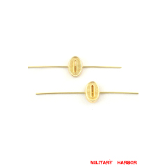 WWII German Officer General Shoulder Boards Cyphers Gold 13mm 0 2pcs German Metal Cyphers,WW2 german,waffen SS,wehrmacht,Shoulder Boards,german cyphers,german badge WWII,militaria german,WWII german,wehrmacht badge,Luftwaffe badge,SS badge,german sleeve eagle,german eagle badge,ss eagle,wehrmacht badge,WWII military surplus,WWII german insignia,shoulderboards insignia,shoulderboards cyphers,shoulderboards pin,shoulderboards badge