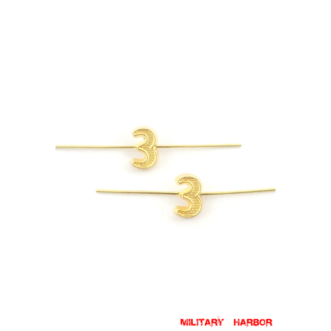 WWII German Officer General Shoulder Boards Cyphers Gold 13mm 3 2pcs German Metal Cyphers,WW2 german,waffen SS,wehrmacht,Shoulder Boards,german cyphers,german badge WWII,militaria german,WWII german,wehrmacht badge,Luftwaffe badge,SS badge,german sleeve eagle,german eagle badge,ss eagle,wehrmacht badge,WWII military surplus,WWII german insignia,shoulderboards insignia,shoulderboards cyphers,shoulderboards pin,shoulderboards badge