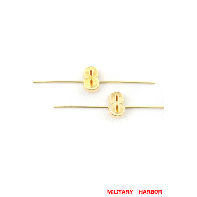 WWII German Officer General Shoulder Boards Cyphers Gold 13mm 8 2pcs German Metal Cyphers,WW2 german,waffen SS,wehrmacht,Shoulder Boards,german cyphers,german badge WWII,militaria german,WWII german,wehrmacht badge,Luftwaffe badge,SS badge,german sleeve eagle,german eagle badge,ss eagle,wehrmacht badge,WWII military surplus,WWII german insignia,shoulderboards insignia,shoulderboards cyphers,shoulderboards pin,shoulderboards badge