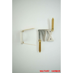 German Metal Cyphers,WW2 german,waffen SS,wehrmacht,Shoulder Boards,german cyphers,german badge WWII,militaria german,WWII german,wehrmacht badge,Luftwaffe badge,SS badge,german sleeve eagle,german eagle badge,ss eagle,wehrmacht badge,WWII military surplus,WWII german insignia,shoulderboards insignia,shoulderboards cyphers,shoulderboards pin,shoulderboards badge