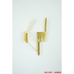 WWII German Shoulder Boards Cyphers Gold VII Munchen 13mm 2pcs