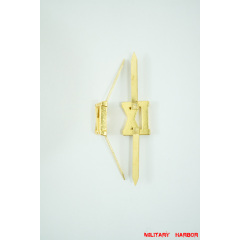 WWII German Shoulder Boards Cyphers Gold XI Hanover 13mm 2pcs