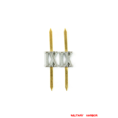 WWII German Shoulder Boards Cyphers Silver IX Kassel 13mm 2pcs German Metal Cyphers,WW2 german,waffen SS,wehrmacht,Shoulder Boards,german cyphers,german badge WWII,militaria german,WWII german,wehrmacht badge,Luftwaffe badge,SS badge,german sleeve eagle,german eagle badge,ss eagle,wehrmacht badge,WWII military surplus,WWII german insignia,shoulderboards insignia,shoulderboards cyphers,shoulderboards pin,shoulderboards badge