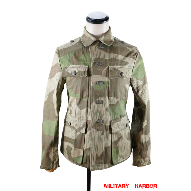 WWII German Heer Splinter camo M43 field tunic German Camo tunic,German uniforms,SS uniforms,Wehrmacht uniforms,Splinter,german camouflage jacket,WW2 uniforms