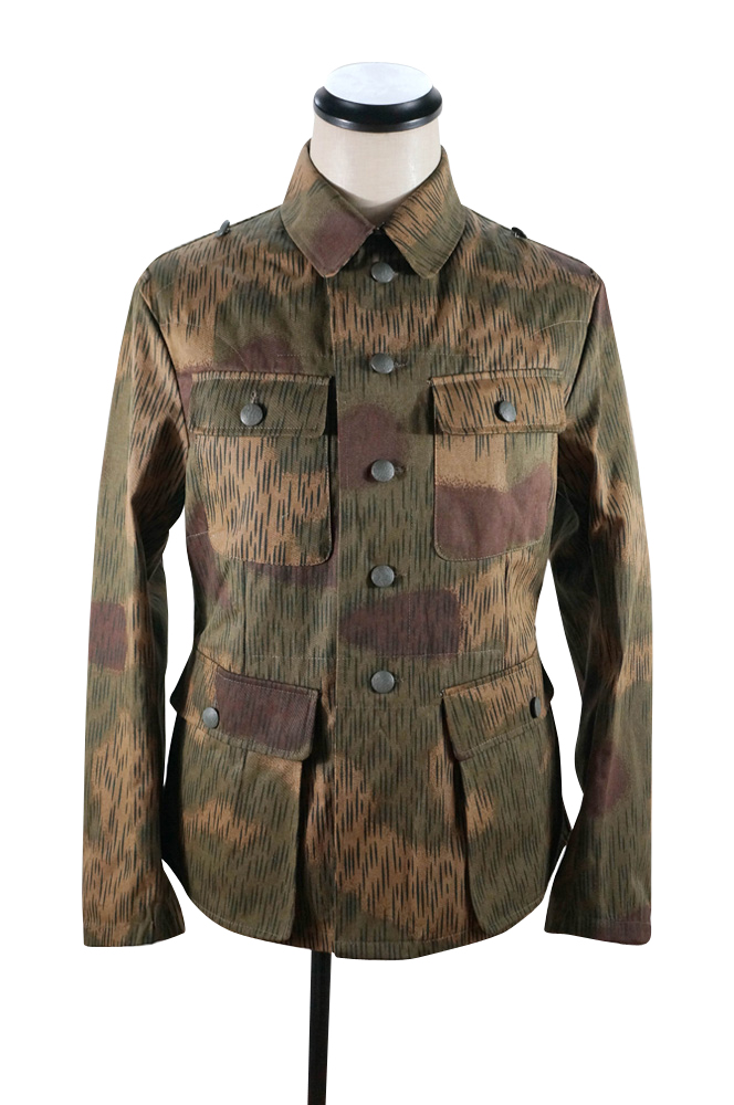 German Camo tunic,German uniforms,SS uniforms,Wehrmacht uniforms,Tan and water,german camouflage jacket,WW2 uniforms