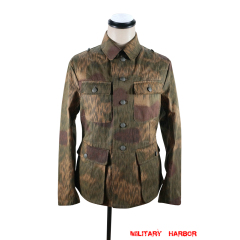 WWII German Heer Tan and water camo M43 field tunic German Camo tunic,German uniforms,SS uniforms,Wehrmacht uniforms,Tan and water,german camouflage jacket,WW2 uniforms