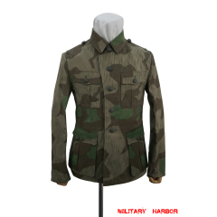 WWII German Heer Splinter 31 Fall Camo M40 field tunic German Camo tunic,German uniforms,SS uniforms,Wehrmacht uniforms,German camouflage jacket,WW2 uniforms,Splinter 31,WW2 camo,WWII camo,WW2 German camouflage,WWII German camouflage,German Camo Uniform,M40 tunic