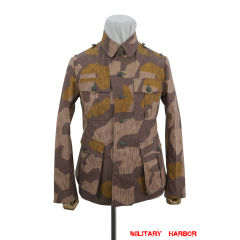 WWII German Heer Splinter 41 Brown Variation Camo M40 field tunic German Camo tunic,German uniforms,SS uniforms,Wehrmacht uniforms,German camouflage jacket,WW2 uniforms,Splinter 41 Brown Variation,WW2 camo,WWII camo,WW2 German camouflage,WWII German camouflage,German Camo Uniform,M40 tunic