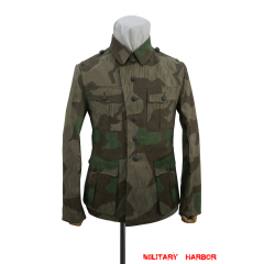WWII German Heer Splinter 31 Fall Camo M41 field tunic German Camo tunic,German uniforms,SS uniforms,Wehrmacht uniforms,German camouflage jacket,WW2 uniforms,Splinter 31,WW2 camo,WWII camo,WW2 German camouflage,WWII German camouflage,German Camo Uniform,M41 tunic