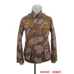 WWII German Heer Splinter 41 Brown Variation Camo M41 field tunic German Camo tunic,German uniforms,SS uniforms,Wehrmacht uniforms,German camouflage jacket,WW2 uniforms,Splinter 41 Brown Variation,WW2 camo,WWII camo,WW2 German camouflage,WWII German camouflage,German Camo Uniform,M41 tunic