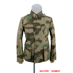 WWII German Heer Splinter 31 Spring Camo M42 field tunic German Camo tunic,German uniforms,SS uniforms,Wehrmacht uniforms,German camouflage jacket,WW2 uniforms,Splinter 31,WW2 camo,WWII camo,WW2 German camouflage,WWII German camouflage,German Camo Uniform,M42 tunic