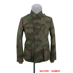 WWII German Heer Splinter 31 Fall Camo M42 field tunic German Camo tunic,German uniforms,SS uniforms,Wehrmacht uniforms,German camouflage jacket,WW2 uniforms,Splinter 31,WW2 camo,WWII camo,WW2 German camouflage,WWII German camouflage,German Camo Uniform,M42 tunic