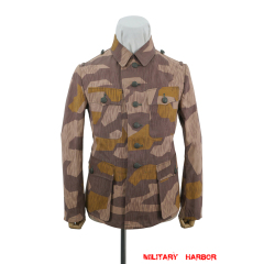 WWII German Heer Splinter 41 Brown Variation Camo M42 field tunic German Camo tunic,German uniforms,SS uniforms,Wehrmacht uniforms,German camouflage jacket,WW2 uniforms,Splinter 41 Brown Variation,WW2 camo,WWII camo,WW2 German camouflage,WWII German camouflage,German Camo Uniform,M42 tunic