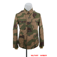 WWII German Heer Splinter 42 Reversed Color Camo M42 field tunic German Camo tunic,German uniforms,SS uniforms,Wehrmacht uniforms,German camouflage jacket,WW2 uniforms,Splinter 42 Revered Color,WW2 camo,WWII camo,WW2 German camouflage,WWII German camouflage,German Camo Uniform,M42 tunic