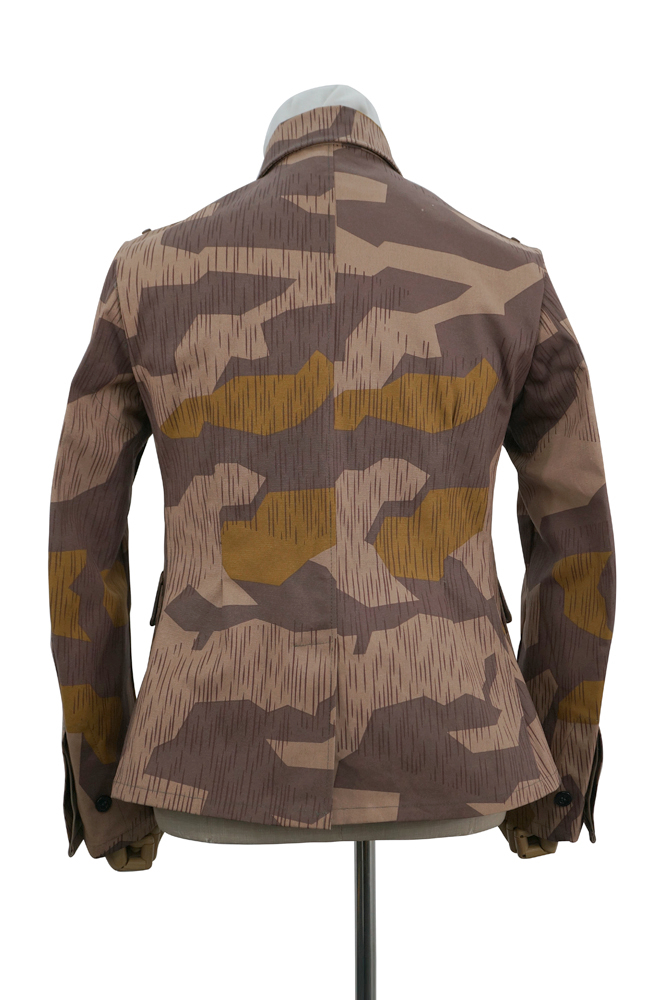 German Camo tunic,German uniforms,SS uniforms,Wehrmacht uniforms,German camouflage jacket,WW2 uniforms,Splinter 41 Brown Variation,WW2 camo,WWII camo,WW2 German camouflage,WWII German camouflage,German Camo Uniform,M43 tunic