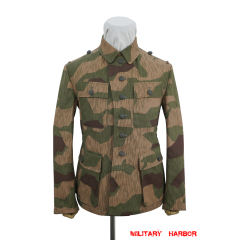 WWII German Heer Splinter 42 Reversed Color Camo M43 field tunic German Camo tunic,German uniforms,SS uniforms,Wehrmacht uniforms,German camouflage jacket,WW2 uniforms,Splinter 42 Revered Color,WW2 camo,WWII camo,WW2 German camouflage,WWII German camouflage,German Camo Uniform,M43 tunic