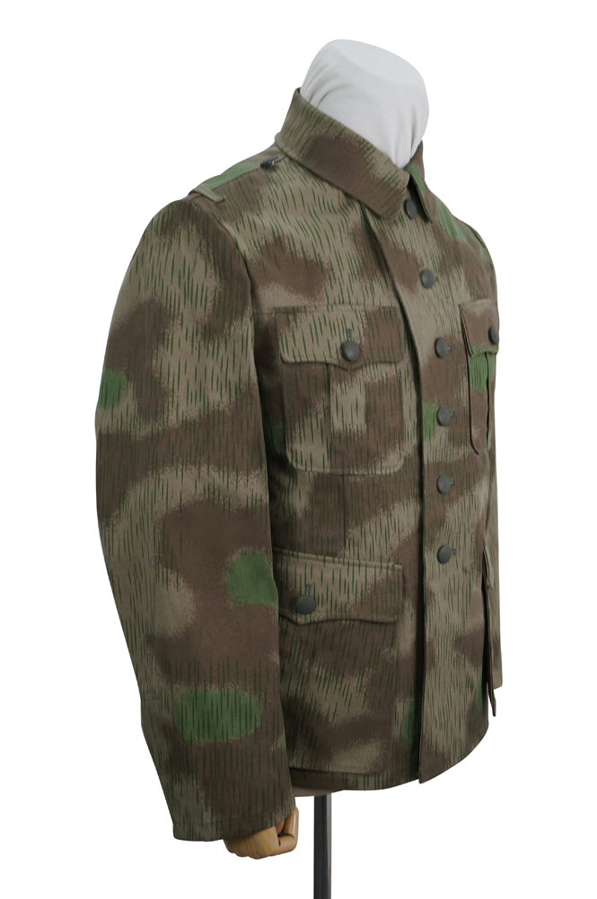 German Camo tunic,German uniforms,SS uniforms,Wehrmacht uniforms,German camouflage jacket,WW2 uniforms,Splinter 42 Revered Color,WW2 camo,WWII camo,WW2 German camouflage,WWII German camouflage,German Camo Uniform,M41 tunic,Marsh Sumpfsmuster 44