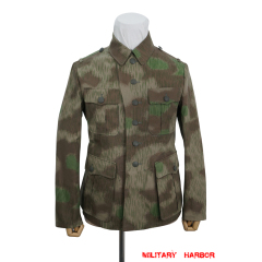 WWII German Heer Marsh Sumpfsmuster 44 with Splinter Color Camo M41 field tunic German Camo tunic,German uniforms,SS uniforms,Wehrmacht uniforms,German camouflage jacket,WW2 uniforms,Splinter 42 Revered Color,WW2 camo,WWII camo,WW2 German camouflage,WWII German camouflage,German Camo Uniform,M41 tunic,Marsh Sumpfsmuster 44