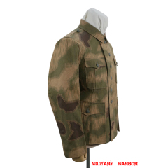 German Camo tunic,German uniforms,SS uniforms,Wehrmacht uniforms,German camouflage jacket,WW2 uniforms,Splinter 42 Revered Color,WW2 camo,WWII camo,WW2 German camouflage,WWII German camouflage,German Camo Uniform,M44 tunic,Marsh Sumpfsmuster 44