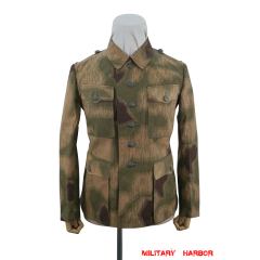 WWII German Heer Marsh Sumpfsmuster 43 Camo M42 field tunic German Camo tunic,German uniforms,SS uniforms,Wehrmacht uniforms,German camouflage jacket,WW2 uniforms,Splinter 42 Revered Color,WW2 camo,WWII camo,WW2 German camouflage,WWII German camouflage,German Camo Uniform,M44 tunic,Marsh Sumpfsmuster 44